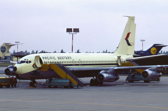 Boeing 707-100 (C-FPWV) - PWA B 707-138B CF-PWV in September 1969 at Düsseldorf (EDDL)