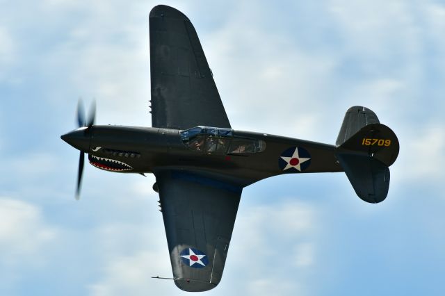 CURTISS Warhawk (N2416X) - P-40E Warhawk at the Saskatchewan Airshow at 15 Wing Moose Jaw on July 6, 2019