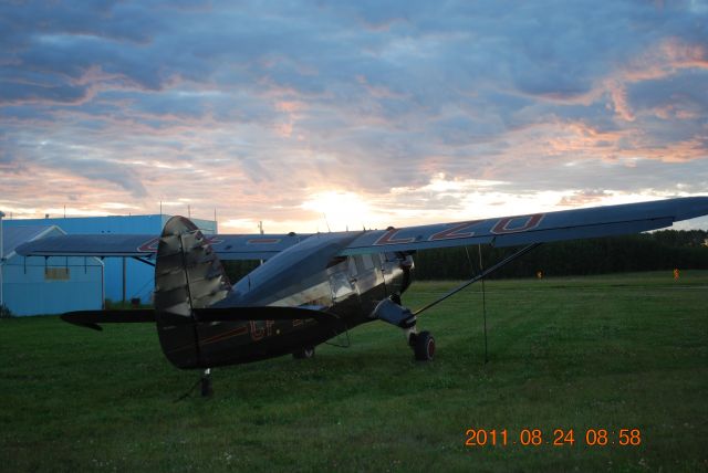 NOORDUYN UC-64 Norseman (C-FLZO) - Another great day ends for CF-LZO! Thanks Uncle Dennis!