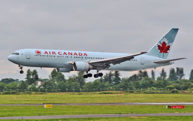 C-GLCA — - air canada 767-300 c-glca about to land at shannon 10/7/14.