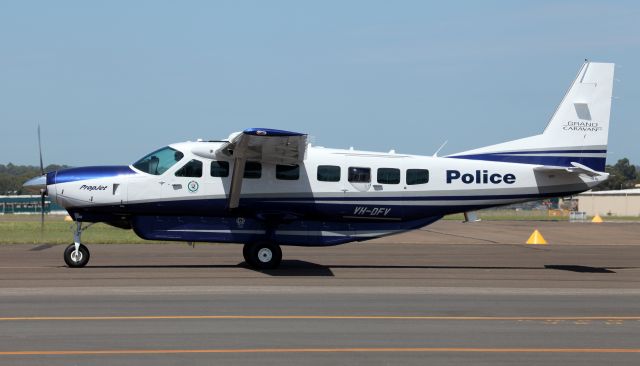 Cessna Caravan (VH-DFV) - Polair 7 Arriving Bankstown