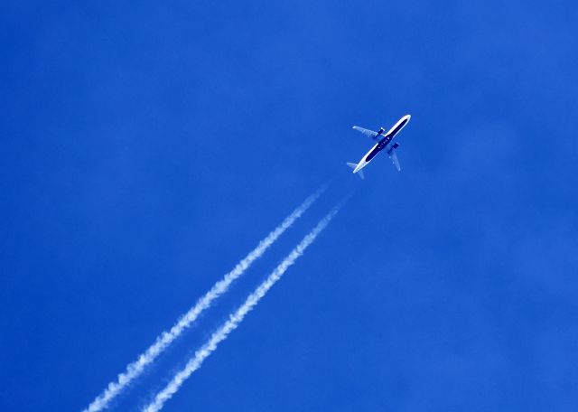 Airbus A321 (N321DH) - At 35,000 and transitioning Phoenix. Flight was from San Diego to New York. 