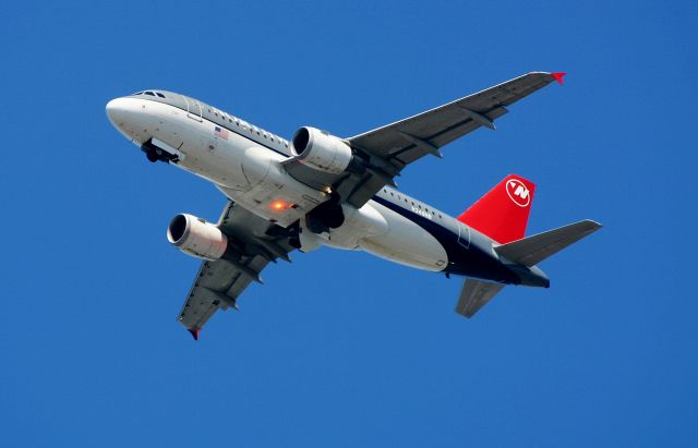 Airbus A319 (N348NB) - KSEA - ( taken at KBFI ) this A319 on final for Seattle Tacoma International.