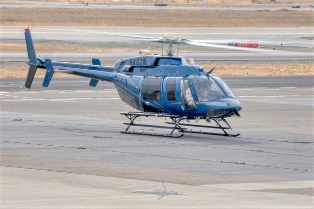 Bell 407 (N936PS) - Bell 407 at Livermore Municipal Airport, Livermore CA. November 2020