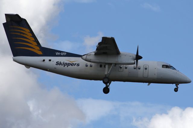 de Havilland Dash 8-100 (VH-XFP) - from Kalamunda Road on 16 March 2020