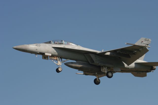 McDonnell Douglas FA-18 Hornet — - VFA 22 at Green Bay Packer Game Sept. 30, 2012