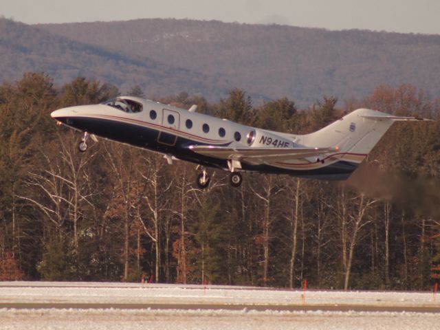 Beechcraft Beechjet (N94HE) - Taken at Saratoga County Airport, NY on Dec.13.2017