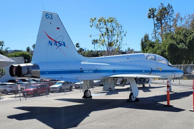 Northrop T-38 Talon (N963NA) - Ship #1. First T-38 built. On display at Western Museum of Flight at Zamperini Field.