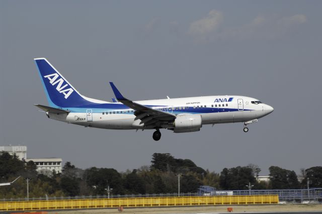 Boeing 737-700 (JA16AN) - Final Approach to NRT Airport R/W16L on 2012/04/08 ANA c/s