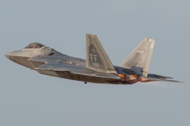 Lockheed F-22 Raptor (08-4156) - The Raptor taking off out of Oshkosh for EAA Airventure 2019.