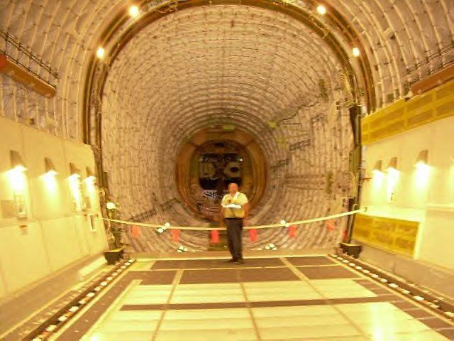 Boeing 747-400 (N747BC) - Inside the Dream Lifter. I got to go inside on the cargo deck.