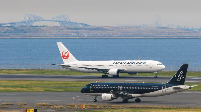 BOEING 767-300 (JA602J) - Japan Airlines / Boeing 767-346/ERbr /Apr.06.2016 Tokyo International Airport [HND/RJTT] JAPAN