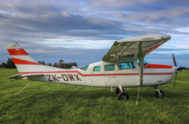 Cessna 206 Stationair (ZK-DWX) - Darfield, NZ.