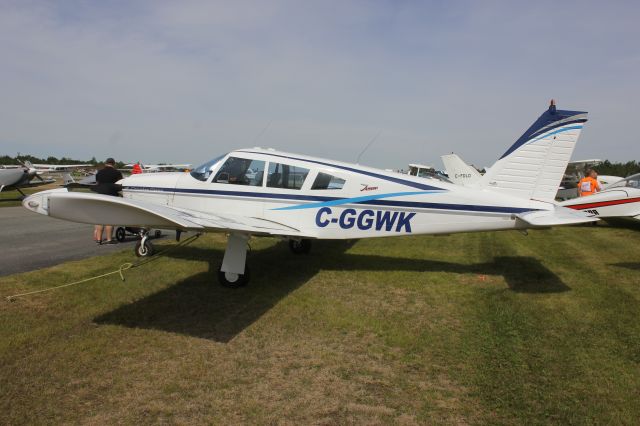 Piper Cherokee Arrow (C-GGWK) - C-GGWK Piper Arrow Cherokee PA-28-R-180 RVA Aéroport de Sherbrooke QC. CYSC 16-06-2018