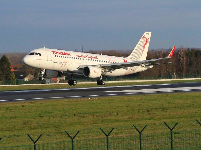 Airbus A320 (TS-IMW) - From Tunis Tunisia DTTA.