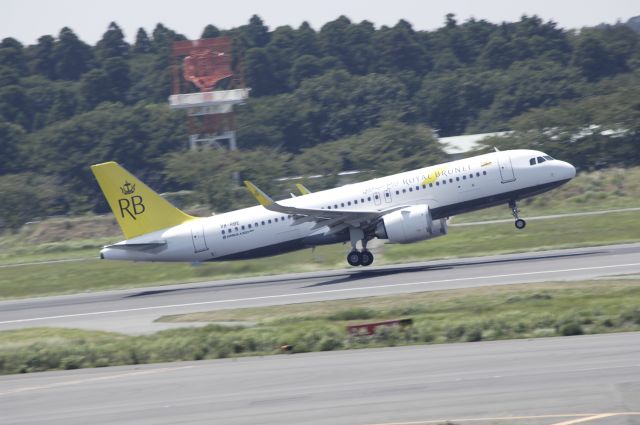Airbus A320 (V8-RBE) - Departing at NRT R/W34L on 2019/08/18