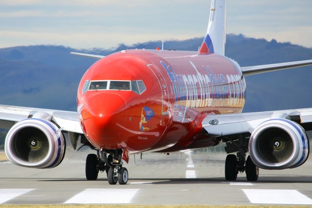 Boeing 737-700 (ZK-PBB) - after landing on 29