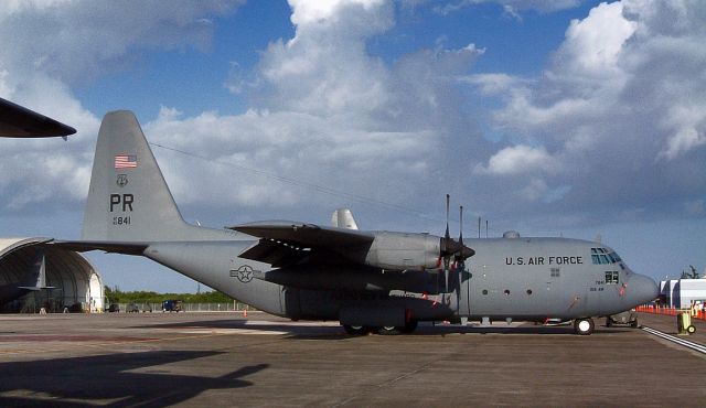 Lockheed C-130 Hercules (63-7841) - C-130E 156AW, PR ANG; 1/10/2003