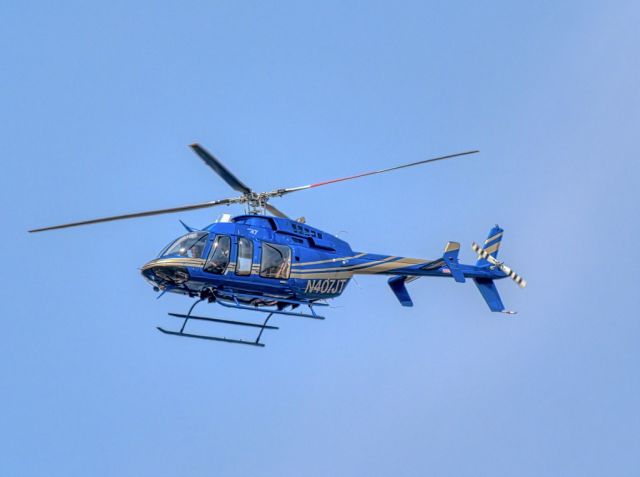 N407JT — - Bell Helicoptor model 407 at Livermore Muni , Livermore CA. August 2020