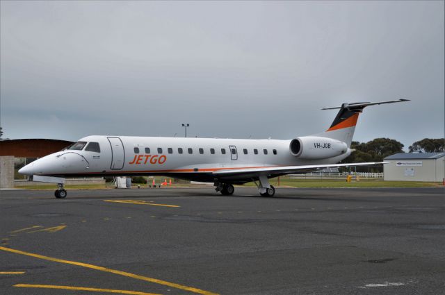 Embraer ERJ-135 (VH-JGB) - Jetgo E135 at Flinders Island, Oct 2017