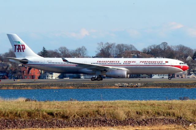 Airbus A330-300 (CS-TOV) - 'Air Portugal 217 Bravo' in retro livery,arriving from Lisbon