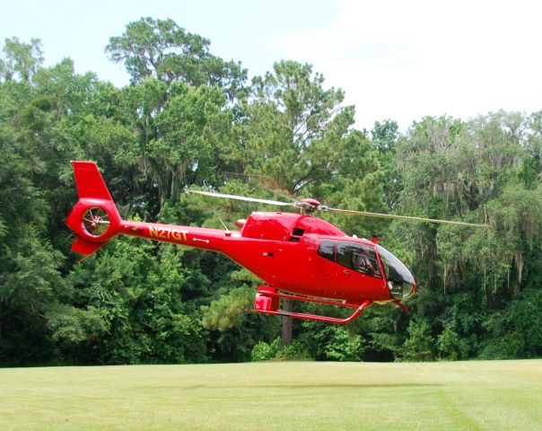 Eurocopter EC-120 Colibri (N27GT) - N27GT on the go at Raines Farm Welborn Florida, USA. July 4th 2014.