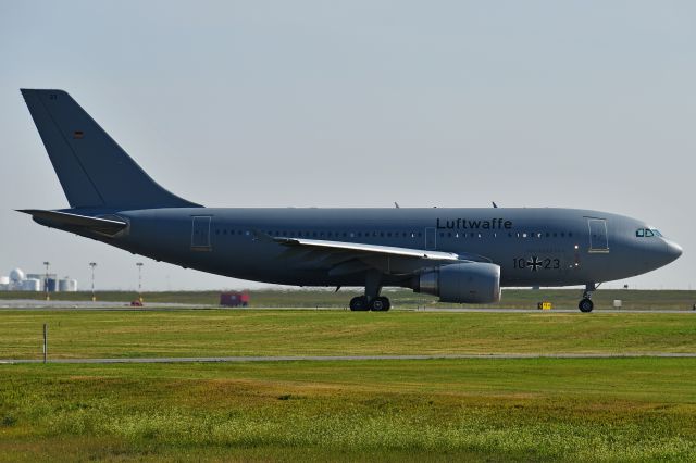 Airbus A310 (1023) - German Air Force Airbus A310 at YYC on July 29.