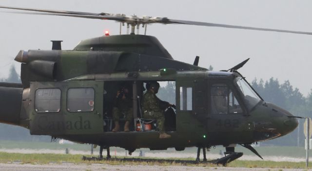 Bell 412 (14-6482) - Bell CH-146 “Griffon” Utility Tactical Transport Helicopter 146482 of the Royal Canadian Air Force at YOW on 26 Jul 23.