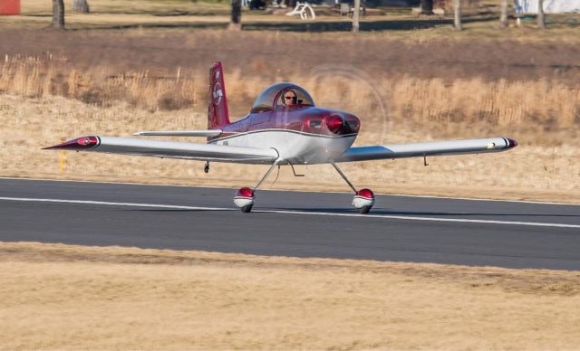 Vans RV-8 (N23GG) - Bob Mclean took this photo using a slow shutter speed for prop blur during a tough and go