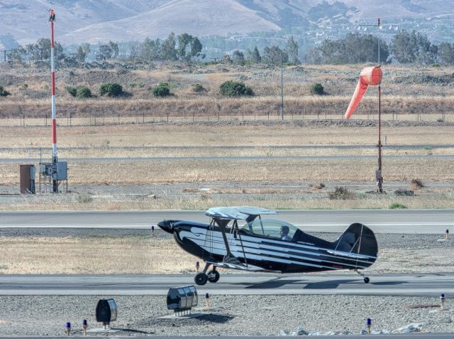 AVIAT Eagle (N582BB) - Blackwood Christen Eagle II returned to Livermore Muni, Livermore CA. August 2020