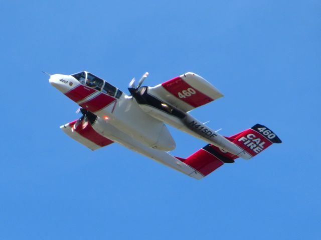 N415DF — - Cal Fire OV-10 Bronco taking off at my airport!