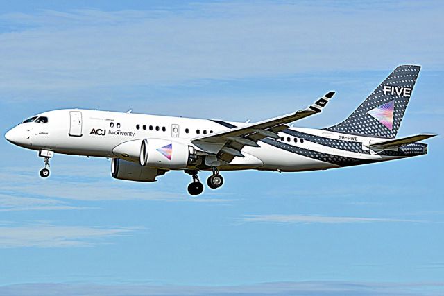 Airbus A220-100 (9H-FIVE) - Luxmalta 005 arriving from Grand Rapids 