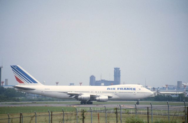 Boeing 747-200 (N1289E) - Departure at Narita Intl Airport Rwy16 on 1986 07/18