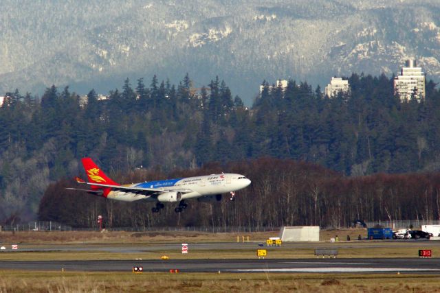 Airbus A330-200 (B-8019) - JD471 from Qingdao,Jan.11.2017