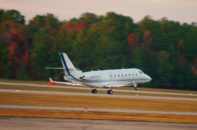 IAI Gulfstream G200 (N200VR) - Departing the Thomasville, GA, airport for Arizona.