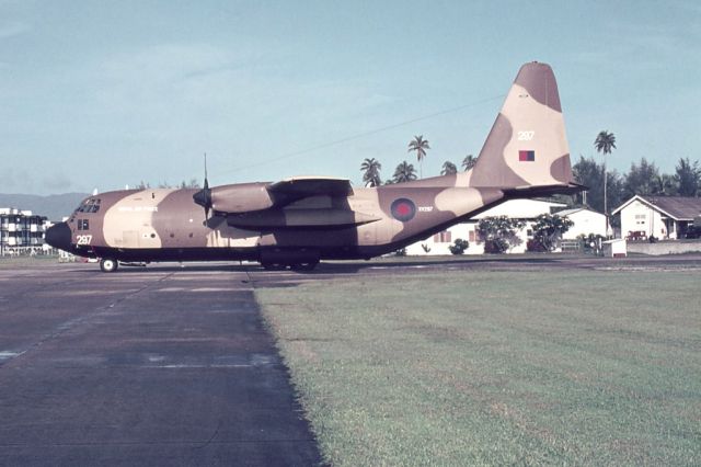 Lockheed C-130 Hercules (XV297) - Lockheed Hercules C1 RAF XV297. RAAF Butterworth mid 1970s.