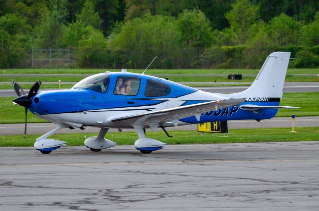 Cirrus SR-22 (N383AP) - Shot from the ramp at CDW! 