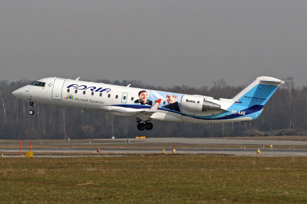 Canadair Regional Jet CRJ-200 (S5-AAE) - "Microsoft Dynamics" livery