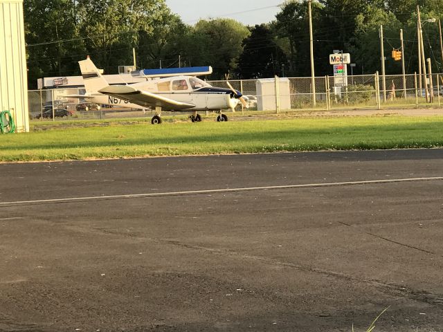 Piper Cherokee Arrow (N6753J) - Just Landed At KJXN Headed To Their Hangar 