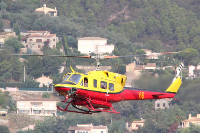 LX-HML — - BELL 212 FRENCH FIRE SERVICE TO CANNES , 09.19.2014