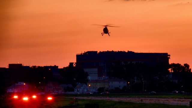 — — - Red Light landing