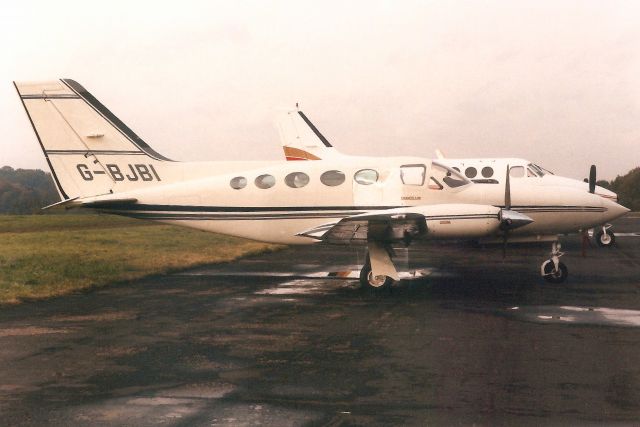 Cessna Chancellor (G-BJBI) - Reregistered N140KM 20-Jun-95.