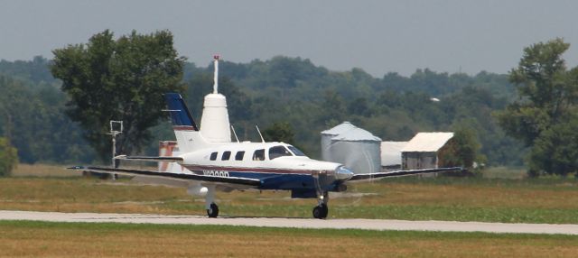 Piper Malibu Mirage (N9299P) - Landing rwy 09 on 7/11/12...