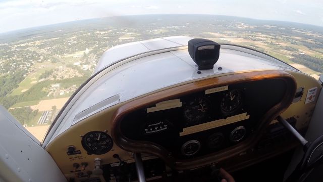 Cessna 140 (N76336) - A trip around the patch on a warm August afternoon.