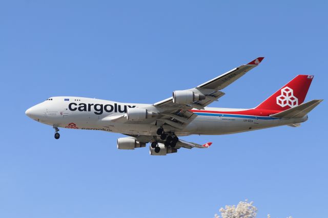 Boeing 747-400 (LX-ECV) - Cargolux's twice weekly 747, operated by "City of Grevenmacher", a 747-400