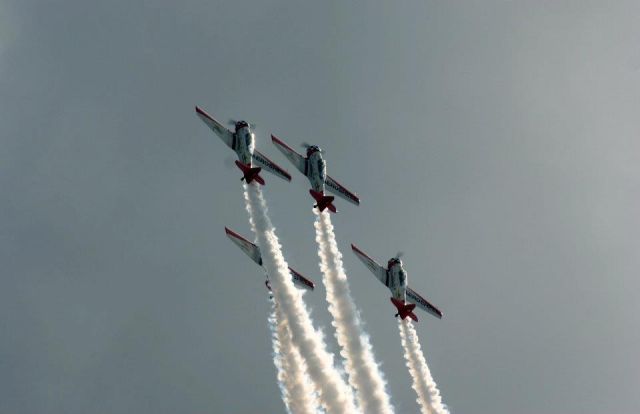 — — - Team AeroShell at the 2011 Great Georgia Airshow