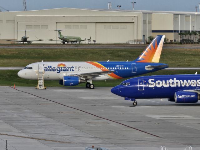 N320NV — - Aircraft parked for the night. 