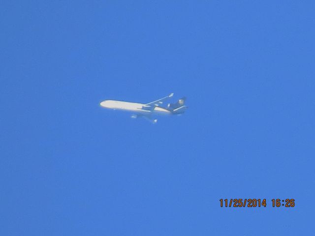 Boeing MD-11 (N279UP) - UPS flight 2876 from SDF to PHX over Southeastern Kansas at 36,000 feet.