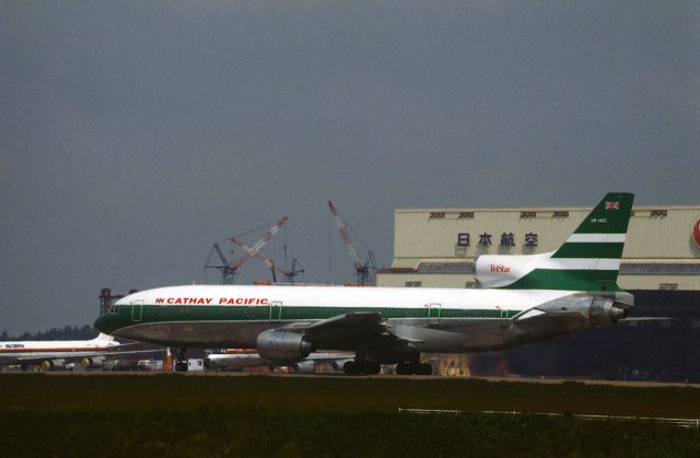 Lockheed L-1011 TriStar (VR-HOC) - Departure at Narita Intl Airport Rwy34 on 1987/09/15