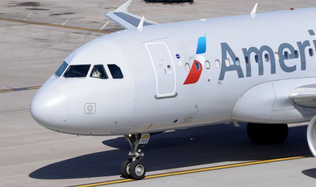 Airbus A319 (N765US) - barry m. goldwater terminal 4 taxiway Juliette 07MAR20